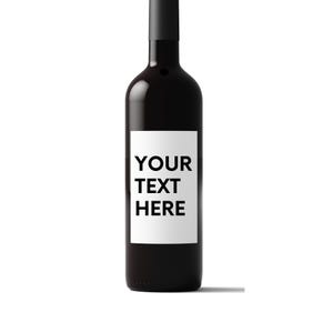 Printable Custom Wine Label File | Personalized Bottle Label | Birthday, Anniversary, or Wedding Gift | Instant Download