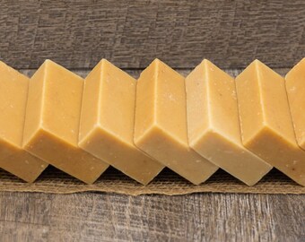Organic Goat Milk Soap - Oatmeal Lavender - Made with 100% Grass Fed Tallow