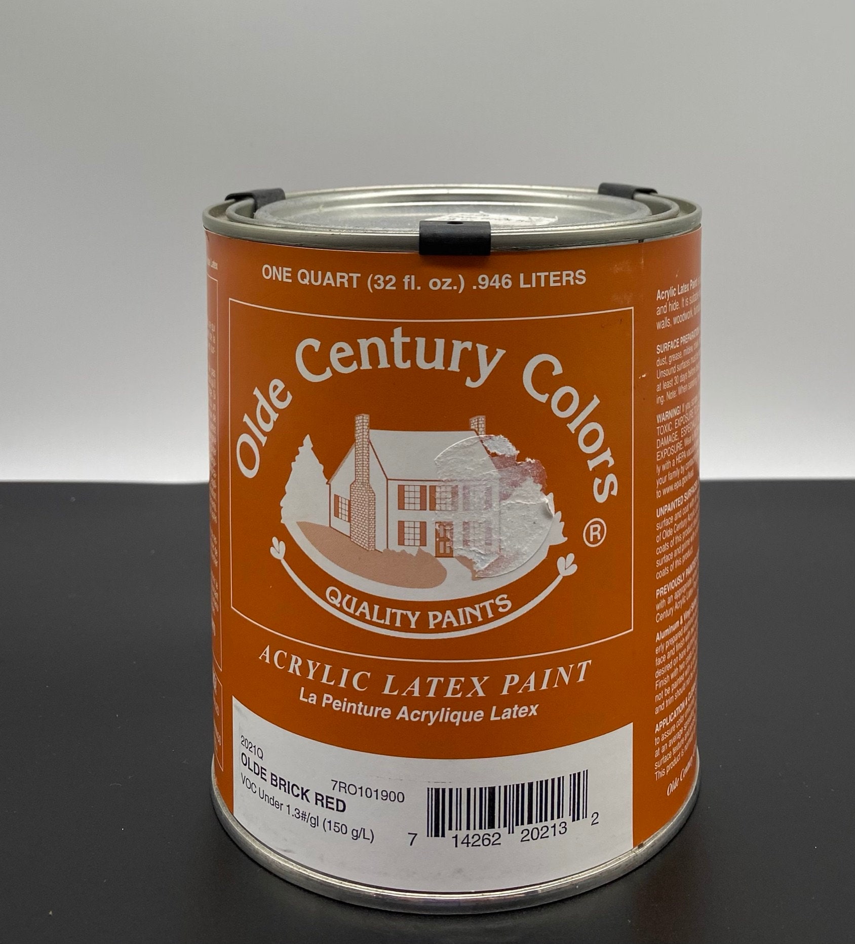 Olde Century Acrylic Latex Paint Olde Brick Red Etsy UK