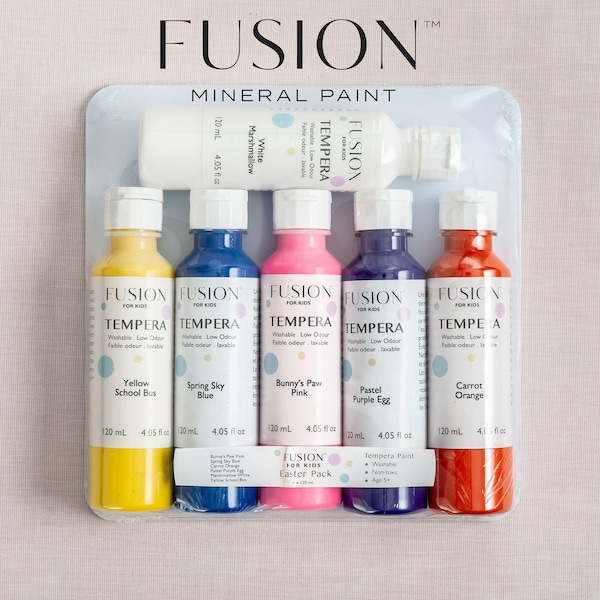 Fusion Mineral Paint Tempera Set Kid's Crafts Easter