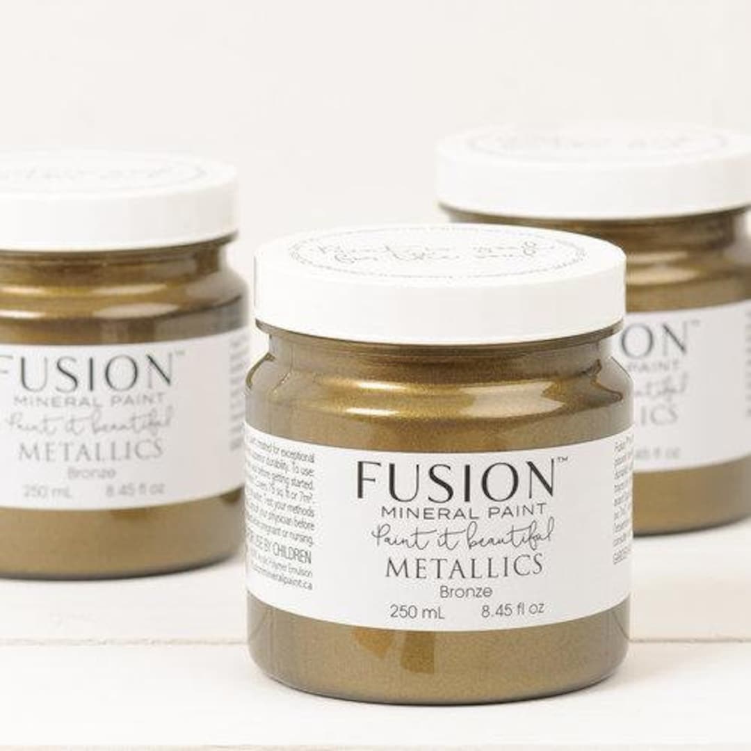 Fusion Mineral Paint Metallic Bronze Etsy