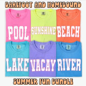 Varsity Summer PNG BUNDLE! Summertime png, Beach Design, Summer Vacation Designs, Vacay png, River PNG Lake png, Pool Vacation Desgin Bundle