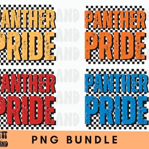 Checkered Panthers PNG, Panther  Pride PNG, Panther Mascot PNG Bundle, Let&#39;s Go Panthers png, Panthers Shirt Design, Panthers Sublimation