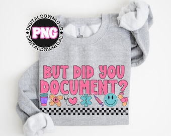 Krankenschwester PNG - Nursing Humor Shirt Design (Digitaler Download)