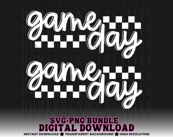 Rutig matchdag SVG PNG: Digital nedladdning av nött fotbollströjadesign