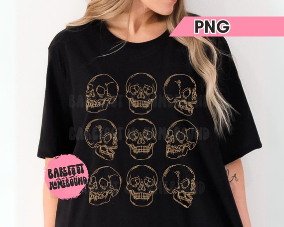 ERL23ss SKULL PRINT CROPPED T−SHIRT ERL Skull T-Shirt White – ESSXNYC