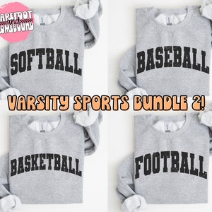 Varsity Font Sports Bundle Png, Distressed Soccer PNG, Tennis Design, Hockey Shirt Png, Track Sublimatie, Tennis Png, Varsity Soccer Design