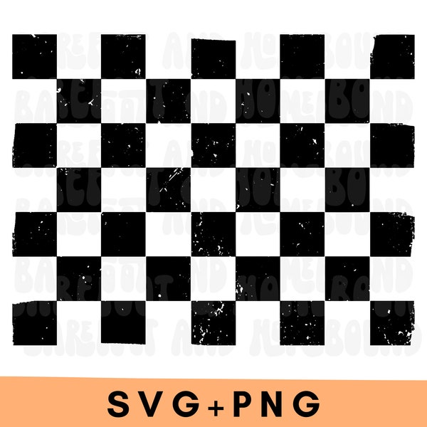 Grunge Checkered SVG, Checkerboard svg, Textured Checkered Clip Art, Checkered PNG, Retro Checkered Sublimation Checkerboard Clipart Pattern