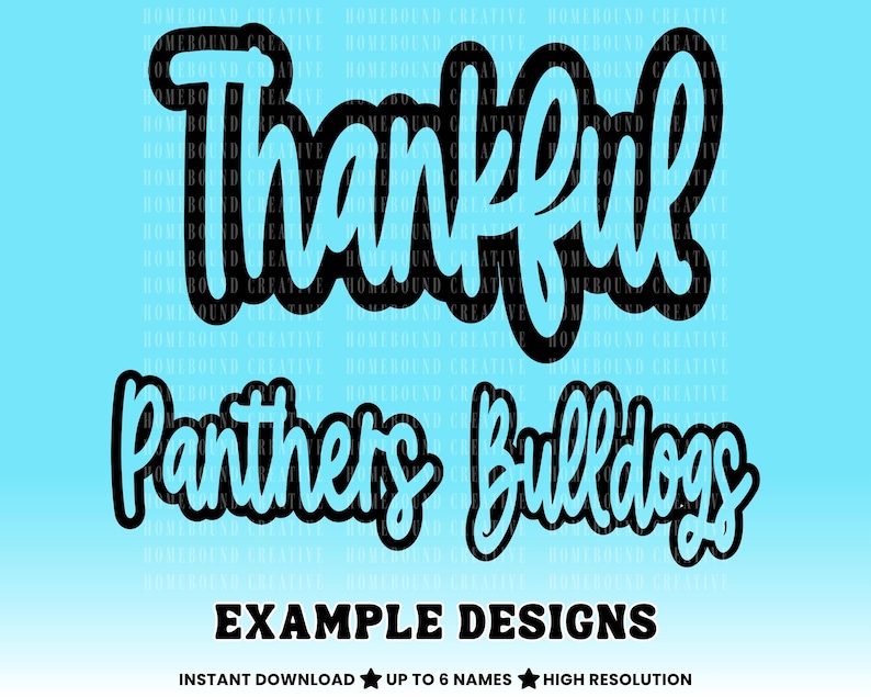 Custom SVG: Cursive Text Cutout Customized Team Mascot Design (digital ...