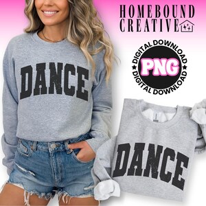 Varsity Dance Team PNG: Distressed School Spirit Design (Digital Download)