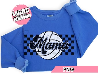 Checkered Volleyball Mama PNG, Volleyball PNG, Retro Volleyball Shirt Design, Volley Season png, Volleyball Mom Shirt Digital