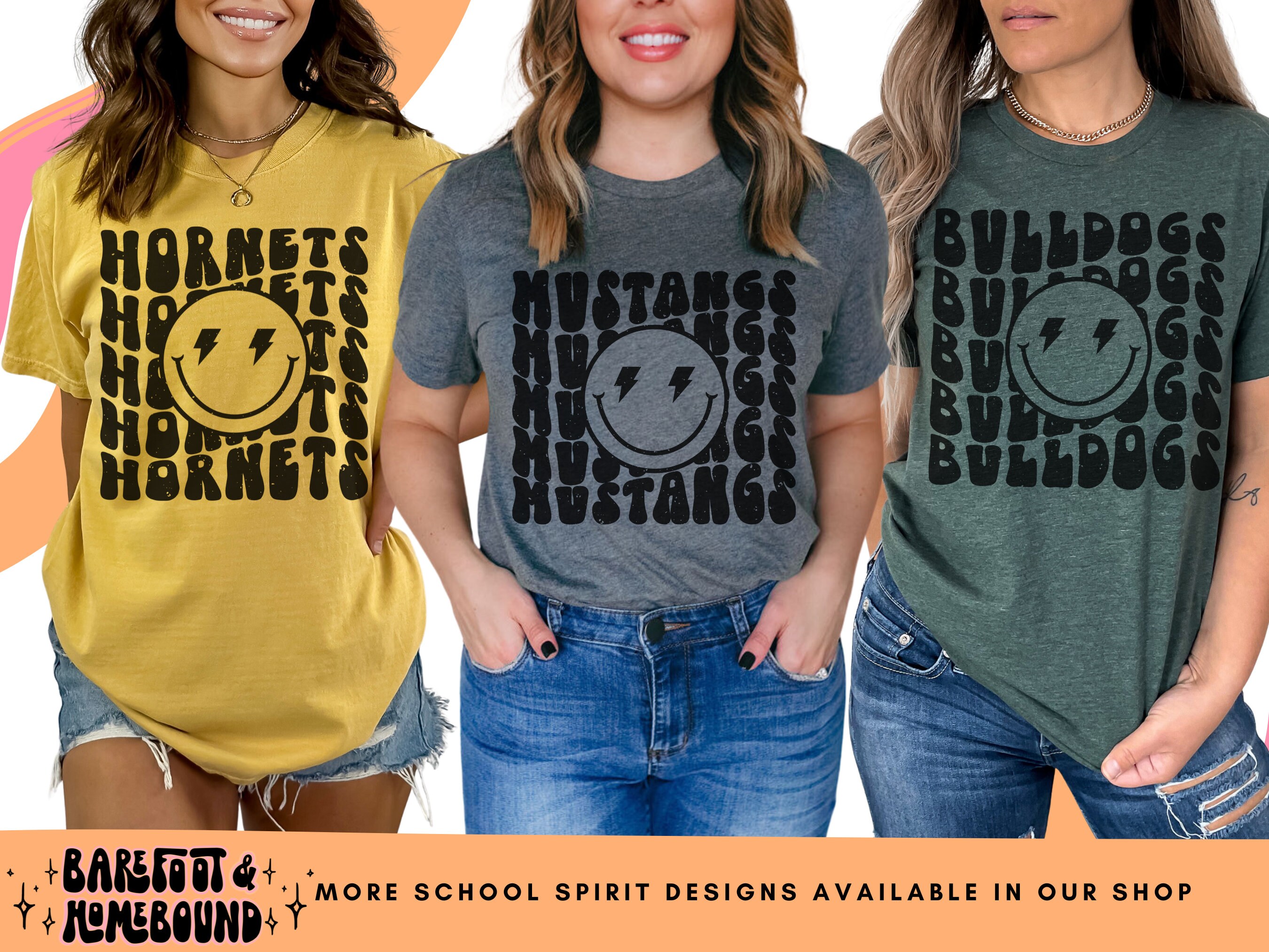 Retro Wavy Tigers SVG Tigers Mascot PNG School Mascot Tigers - Etsy