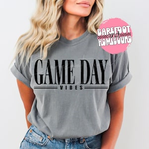 Game Day Vibes SVG PNG: Football Sublimation Design (Digital Download)