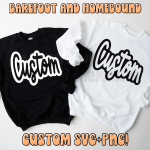 Custom Team SVG, Custom Cursive Writing PNG, Custom text svg, Personalized svg, Custom Shirt Design, Athletics Design, Custom Mascot svg