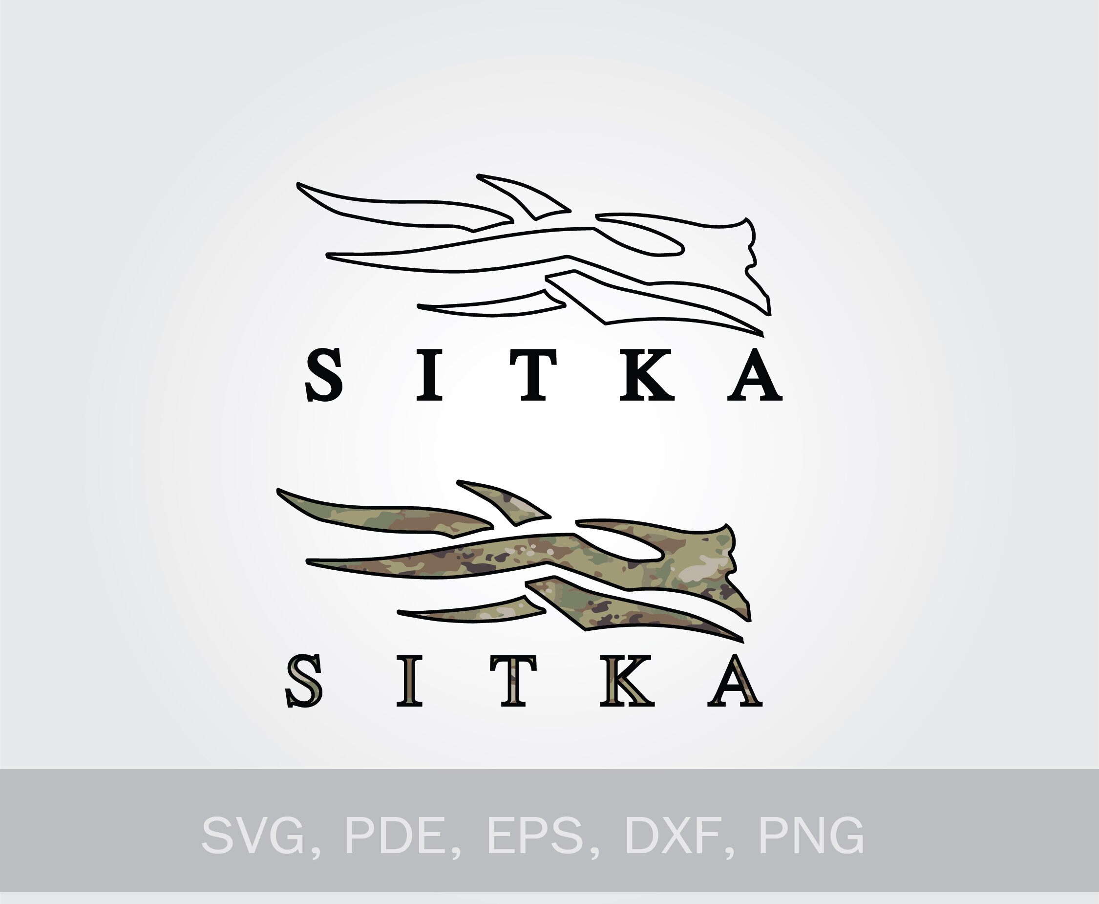 SITKA Die-Cut Vinyl Decal Sticker 20 Colors Available SITKA Die-Cut Vinyl Decal Sticker 20 Colors Available
