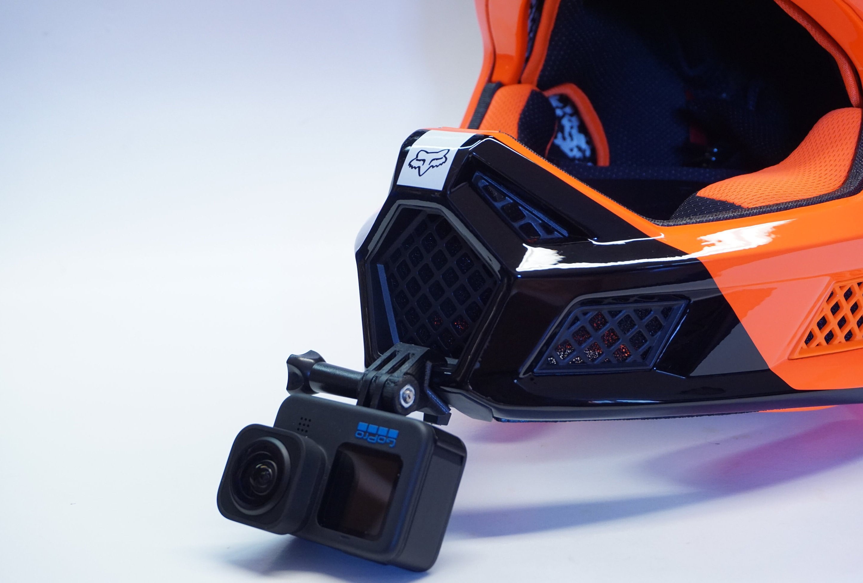 Fox RPC (Rampage Pro Carbon) MTB ヘルメット用 Gopro チンマウント 