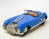 Vintage Rare Japanese Linemar 1950 39 s Cunningham Tin Friction 2-seat Racer