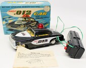 Vintage Scarce Linemar (Marx) quot Agent 012 quot Tin Lithographed Battery Operated Toy Car