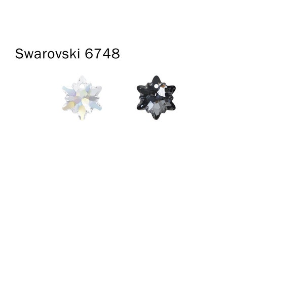 Swarovski 6748 Edelweiss Pendant 14mm Crystal