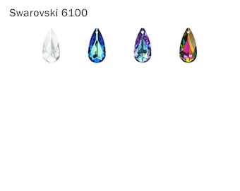 Swarovski 6100 druppelhanger 24 x 12 mm kristal