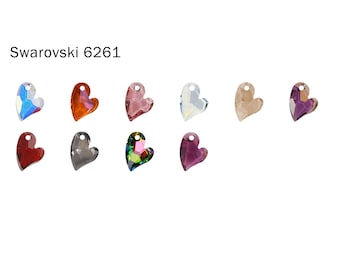 スワロフスキー「Devoted 2 U」ハートクリスタルペンダント、Art# 6261