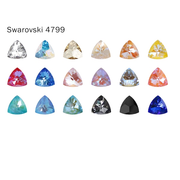 Swarovski 4799 6x6.1mm/9.2x9.4mm/14x14.3mm/20x20.4mm Kaleidoscope Triangle Fancy Stone Crystal