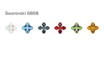 Swarovski 6868 Cross Tribe 14mm/24mm Crystal Pendant
