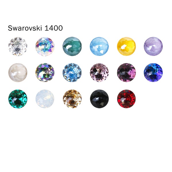 Swarovski 1400 10/12/14/18mm Dome Round Stone Crystal