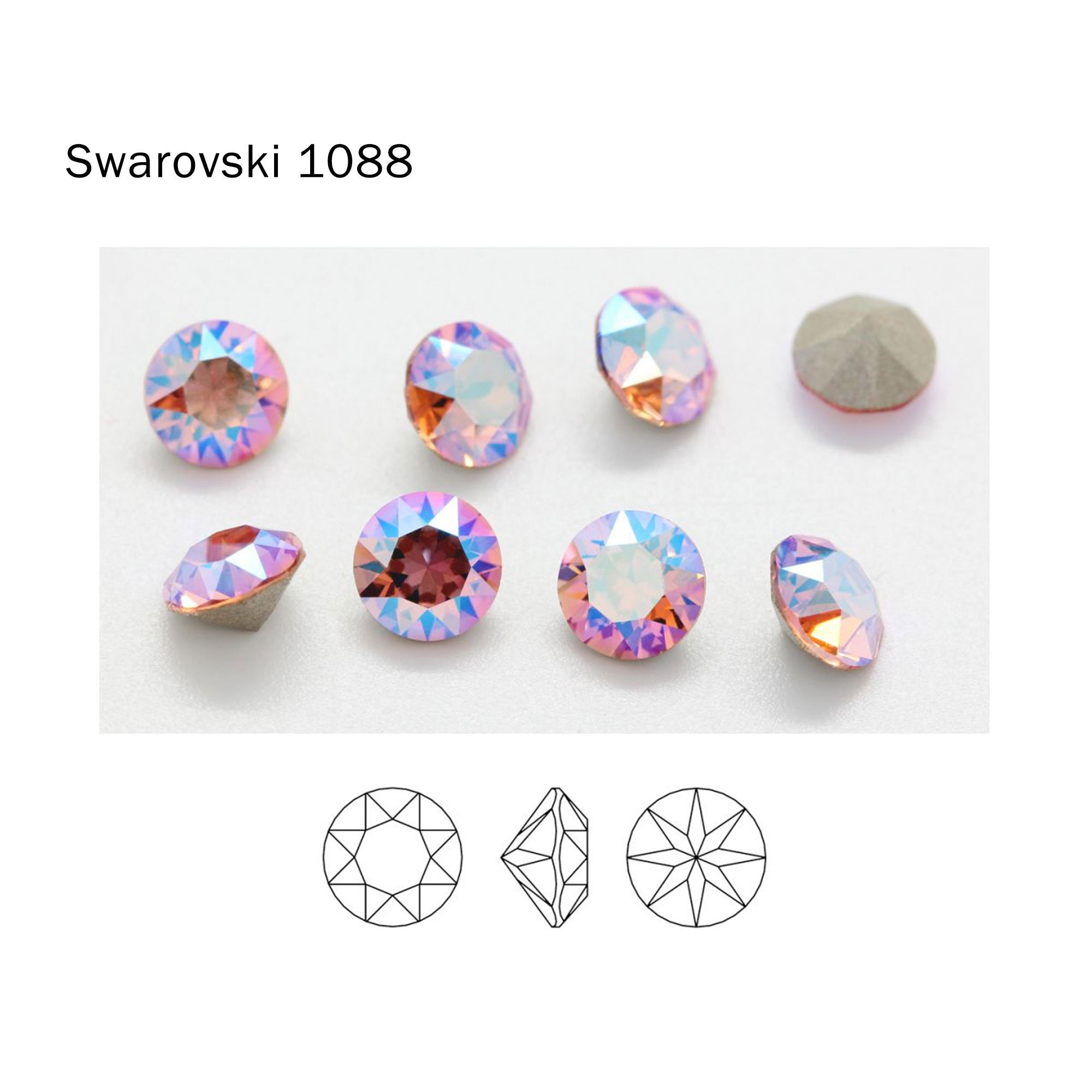 スワロフスキー 1088 - SS24/SS29/SS34/SS39/SS45 XIRIUS チャトン