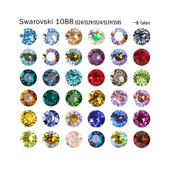 Swarovski 1088 - SS24/SS29/SS34/SS39/SS45 XIRIUS Chaton Round
