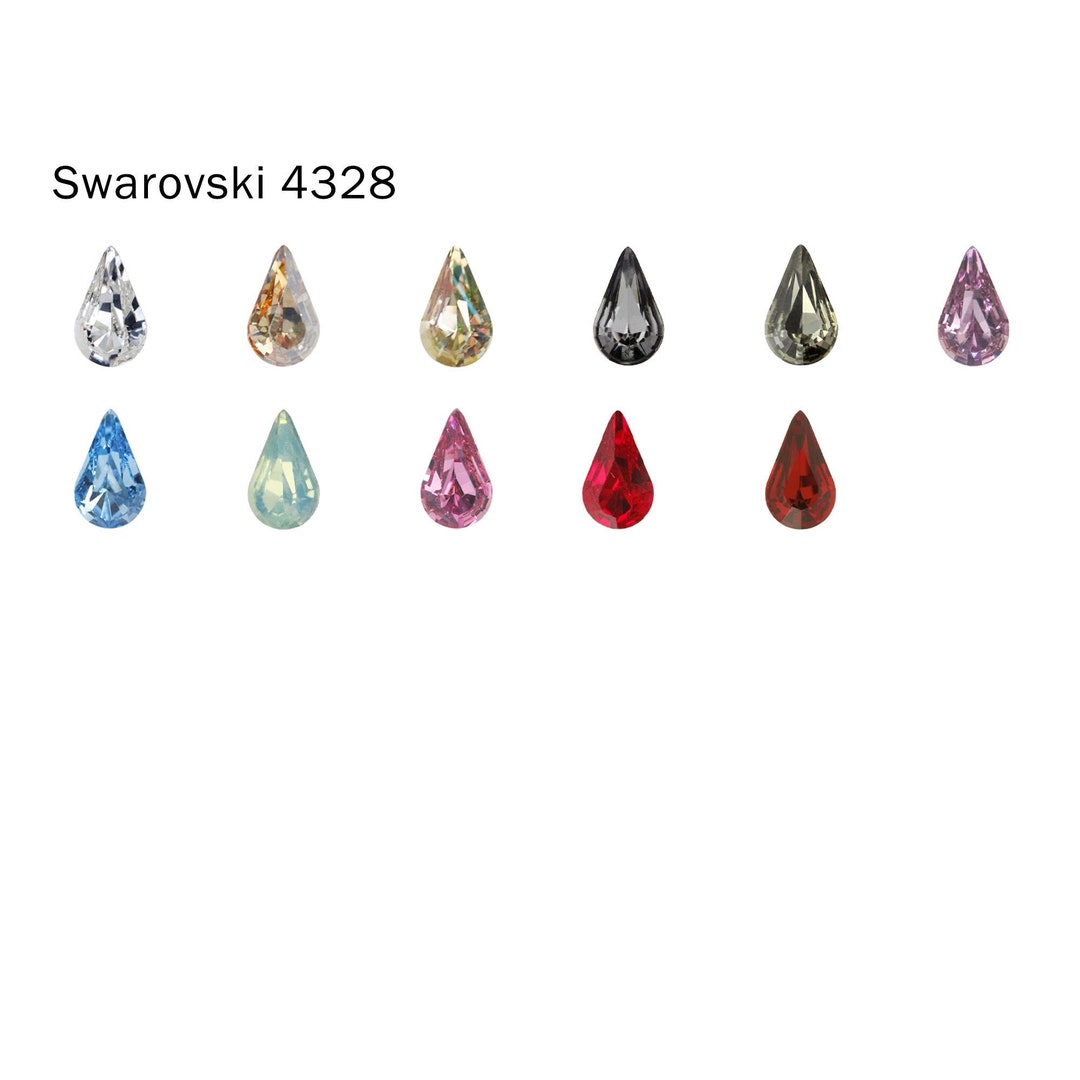 Swarovski 4328 6x3.6/8x4.8/13x7.8mm Xilion Pear Fancy Stone