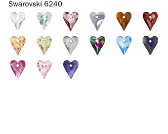 Swarovski 6240 Wild Heart Pendant Crystal 12mm/17mm/27mm