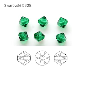 Swarovski 5301/5328 Xilion Bicone Beads B-Colors 2.5mm/3mm/4mm/5mm/6mm Crystal image 5