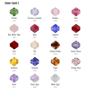 Swarovski 5301/5328 Xilion Bicone Beads B-Colors 2.5mm/3mm/4mm/5mm/6mm Crystal image 4