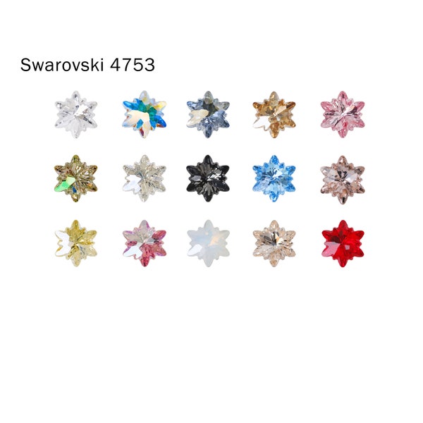 Swarovski 4753 14 /18 /23mm Edelweiss Fancy Stone Crystal