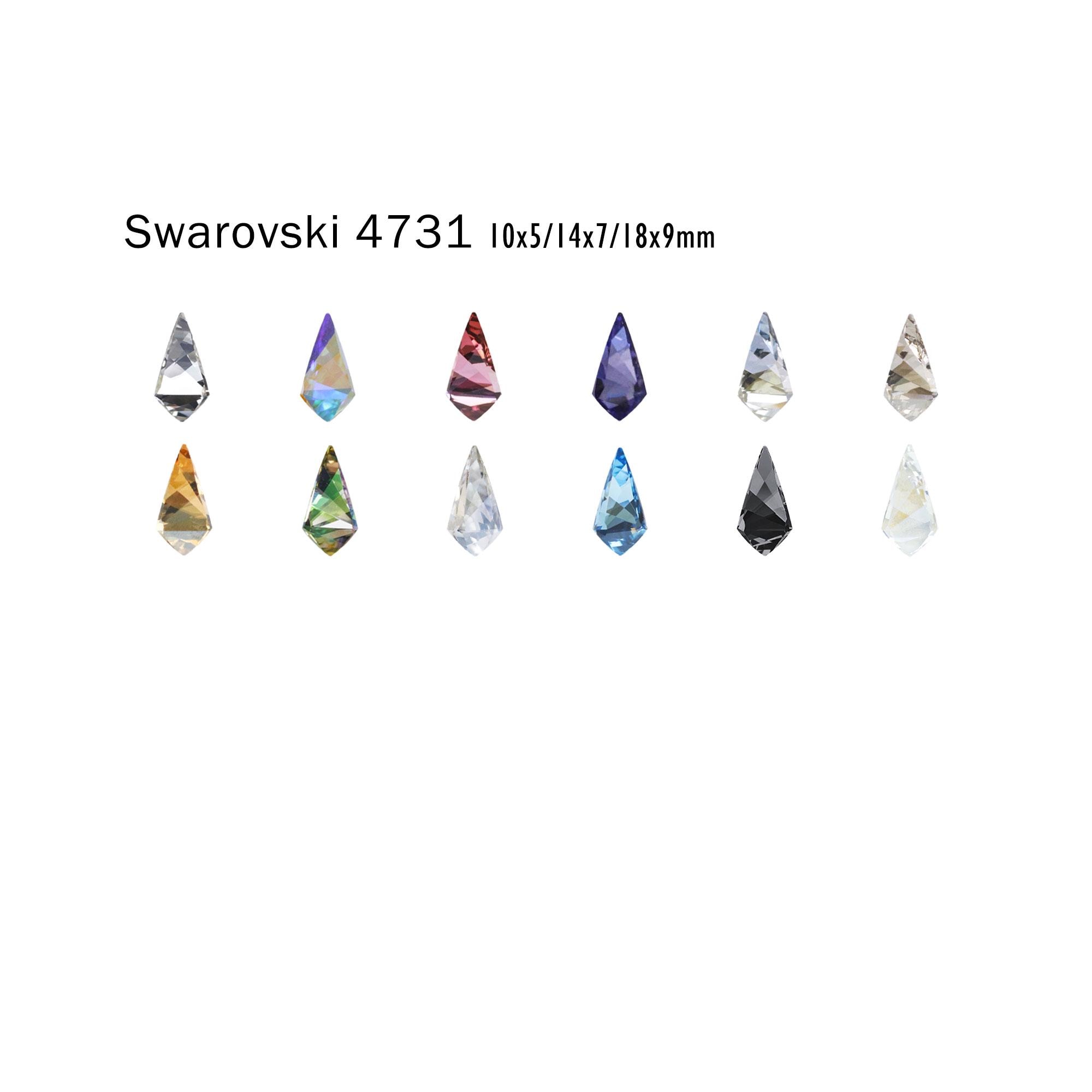 スワロフスキー 4731 カイト ファンシーストーン 10x5/14x7/18 x 9 mm