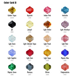 Swarovski 5301/5328 Xilion Bicone Beads B-Colors 2.5mm/3mm/4mm/5mm/6mm Crystal image 3