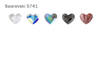 Swarovski 5741 8/12mm Love Beads Kristall