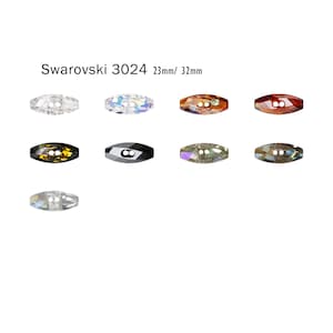 Botón Swarovski 3024 Dufflecoat de 23/32 mm con cristales
