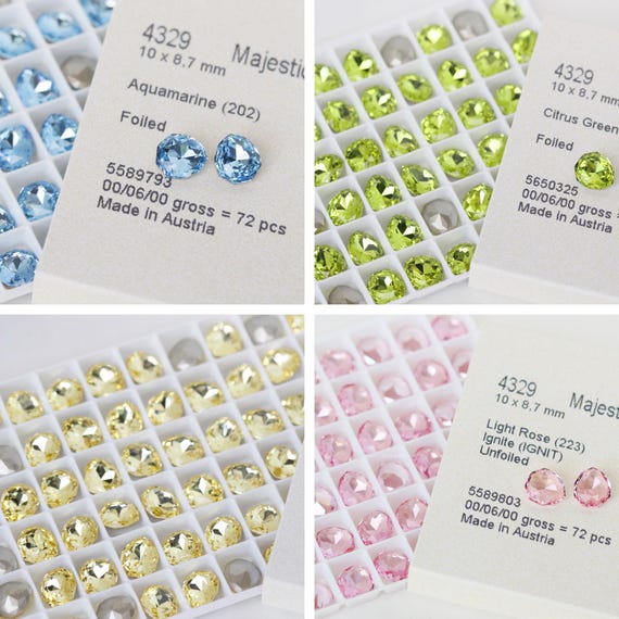 Swarovski 4329 Majestic Fancy Stone Crystal 14x12.1mm/10x8.7mm