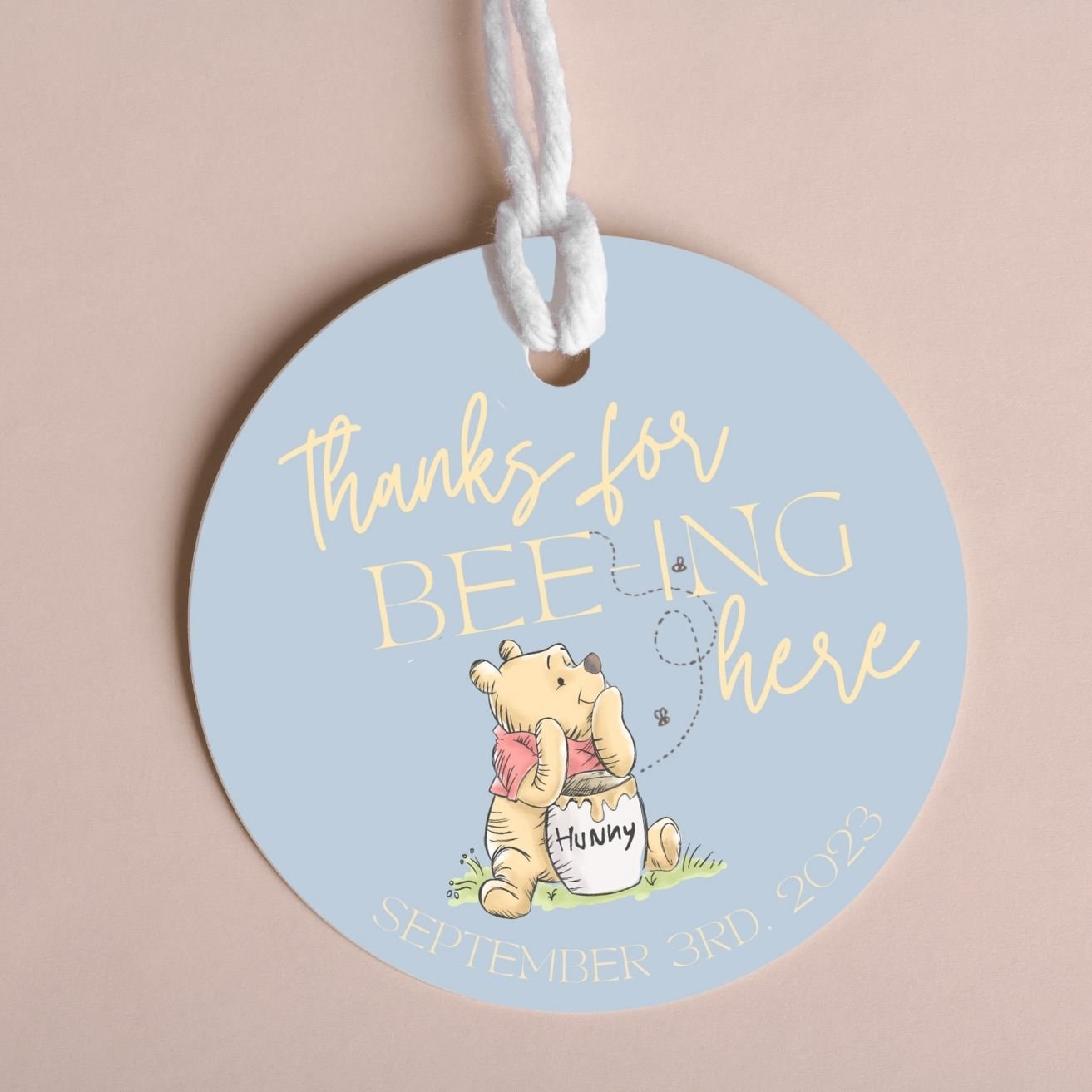 Winnie the Pooh Party Favor Tags - Etsy