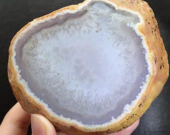 Rare Enhydro Agate, Water Inside The Agate, Unique Crystal Mineral Collection,Geology Gift, Mineralogy