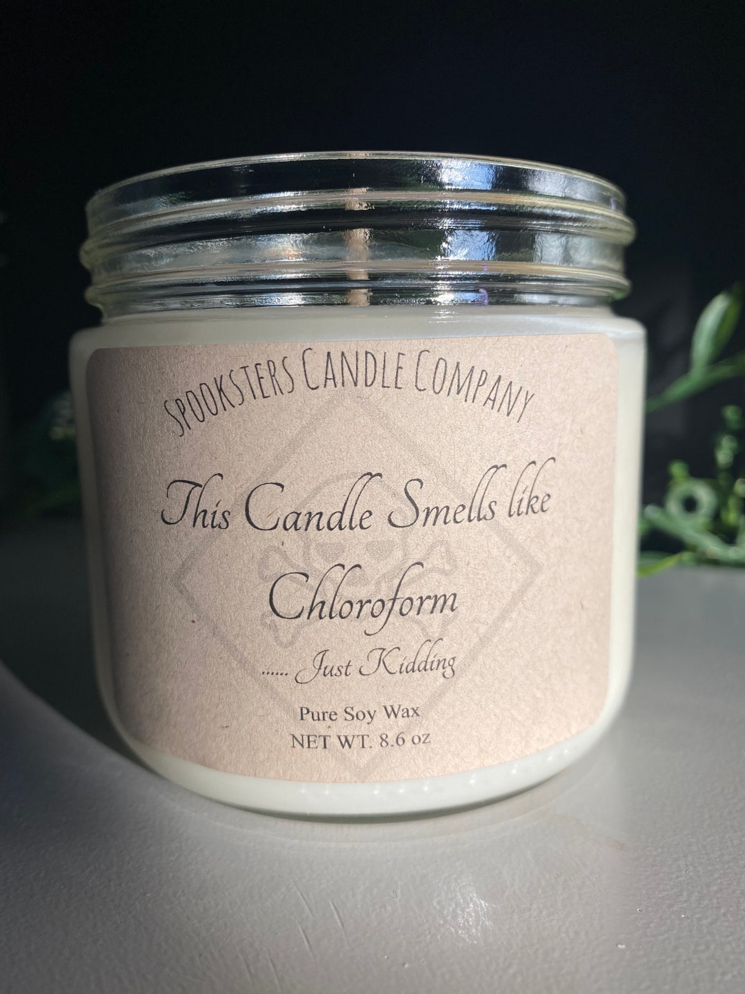 This Candle Smells Like Chloroform Etsy