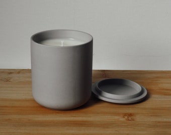 Elegante kaars van 8 oz klei Jar