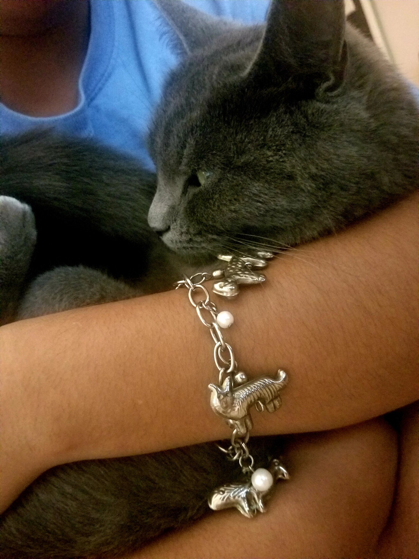 Vintage Animal Charm Bracelet Etsy