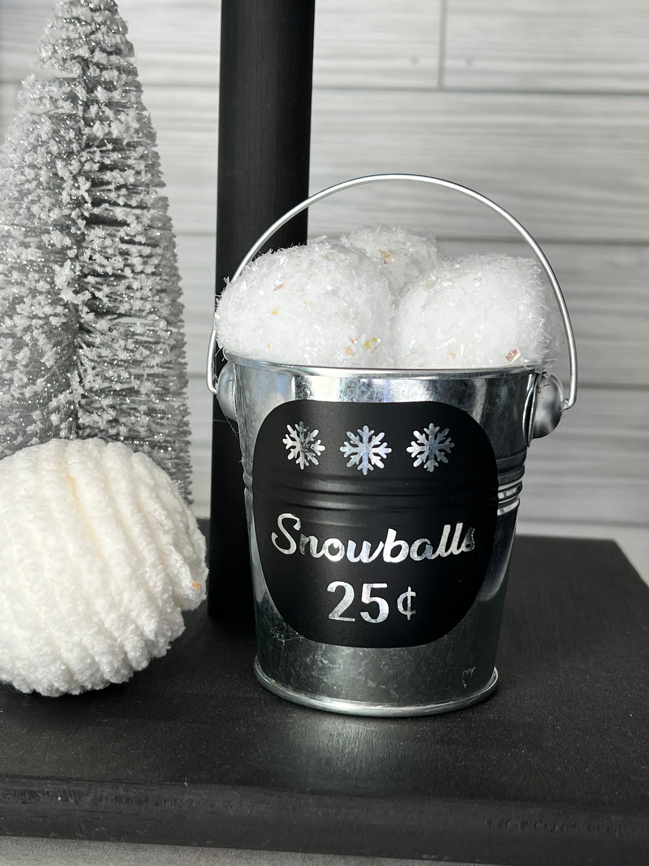 DIY Indoor Snowball Fight Buckets for Kids - FREE SVG & PRINTABLE