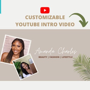 Aangepaste YouTube-introductievideo | Bewerkbaar op Canva | YouTube-branding | Geanimeerde YouTube-intro | Geanimeerde YouTube-intro