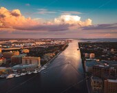 The Hillsborough River Meets the Bay at Sunset