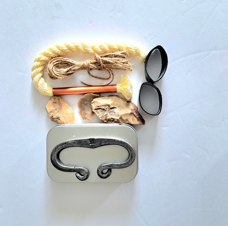 Flint and Steel Fire Starter Kit Etsy