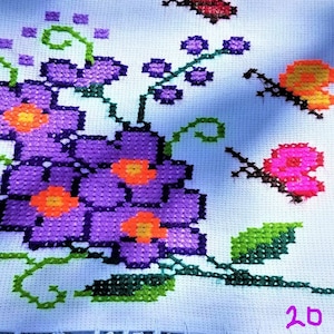 Handmade Embroidered Mexican Tortilla Napkin